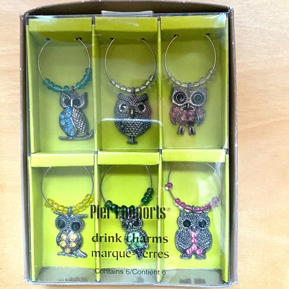 Pier 1 Imports Other - Wine Charms 6 Piece New in Box Pier 1 Imports Other - Wine Charms 6 Piece New in Box